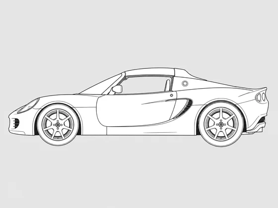 Lotus Elise side view