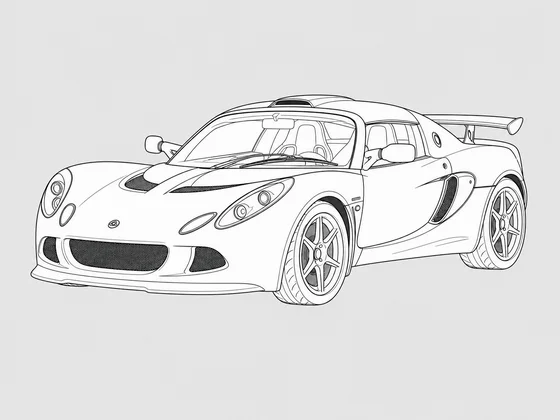 Lotus Exige front 3/4 view