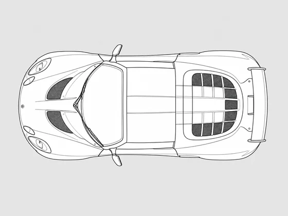 Lotus Exige top view