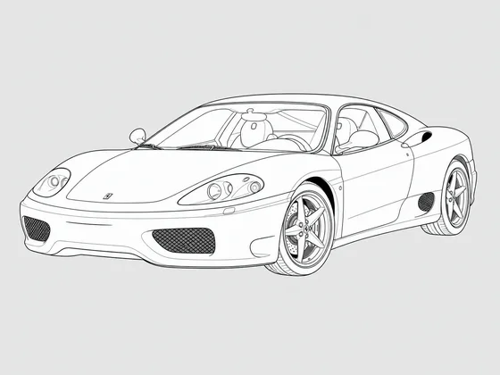 Ferrari 360 front 3/4 view