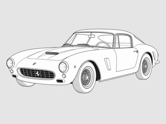 Ferrari 250 GT Berlinetta front 3/4 view