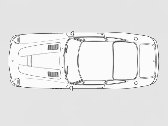 Ferrari 250 GT Berlinetta top view