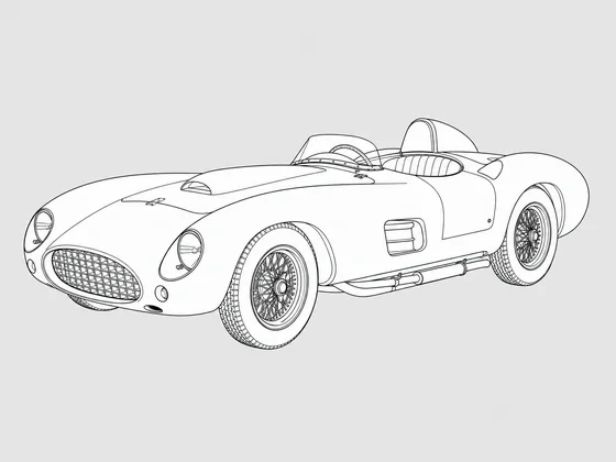 Ferrari 250 Monza front 3/4 view