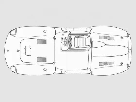 Ferrari 330 LMB top view