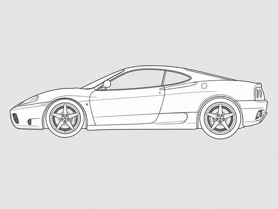 Ferrari 360 side view