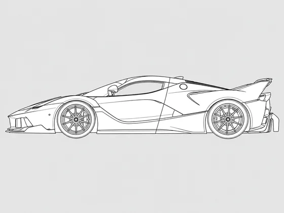 Ferrari FXX K side view