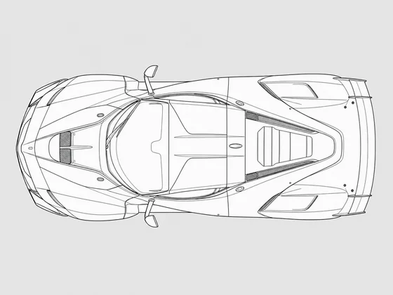 Ferrari FXX K top view