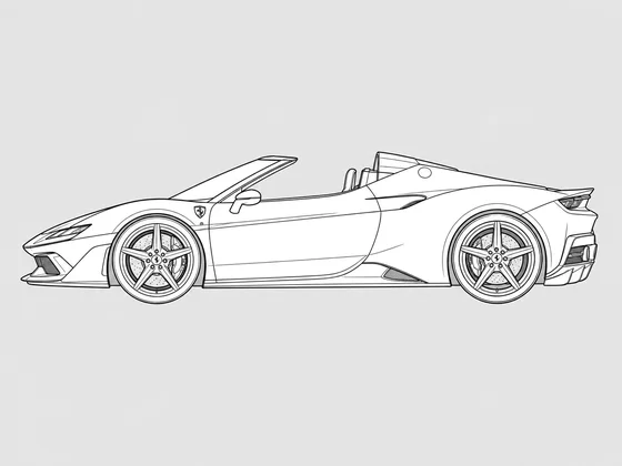 Ferrari J50 side view