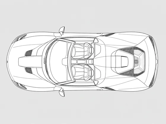 Ferrari J50 top view