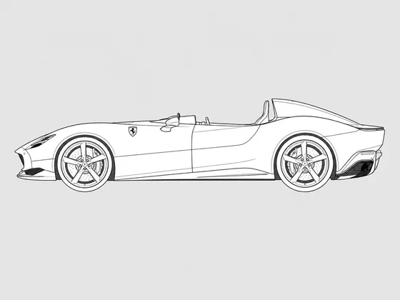 Ferrari Monza SP1 side view