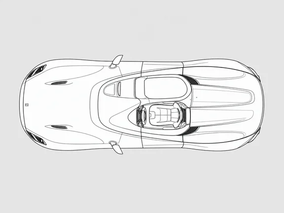 Ferrari Monza SP1 top view