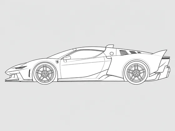 Ferrari SC40 side view