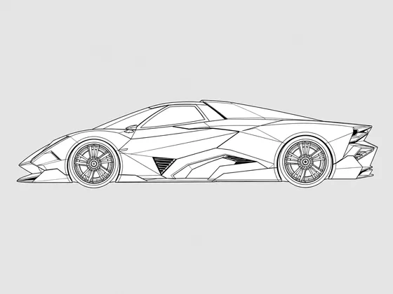 Lamborghini Egoista side view