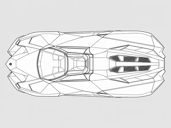 Lamborghini Egoista top view
