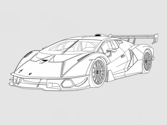 Lamborghini Essenza SCV12 front 3/4 view