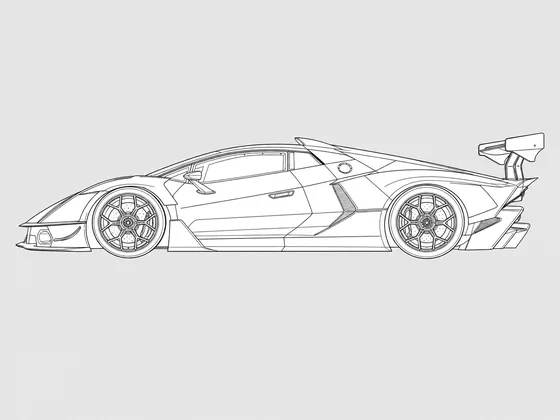 Lamborghini Essenza SCV12 side view