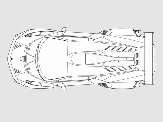 Lamborghini Essenza SCV12 top view