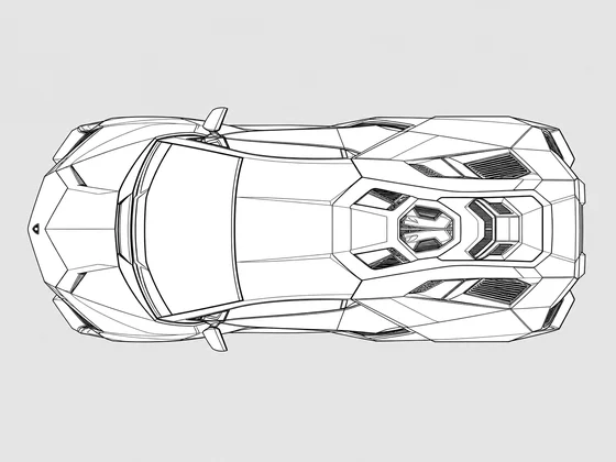Lamborghini Fenomeno top view