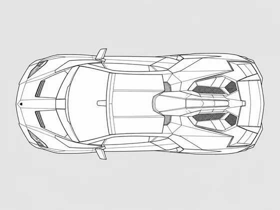 Lamborghini Invencible top view