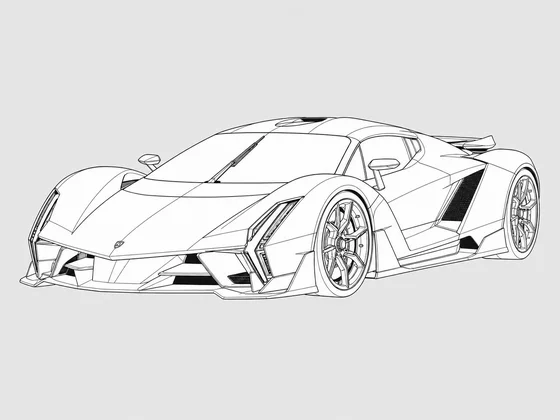 Lamborghini LMA002 front 3/4 view