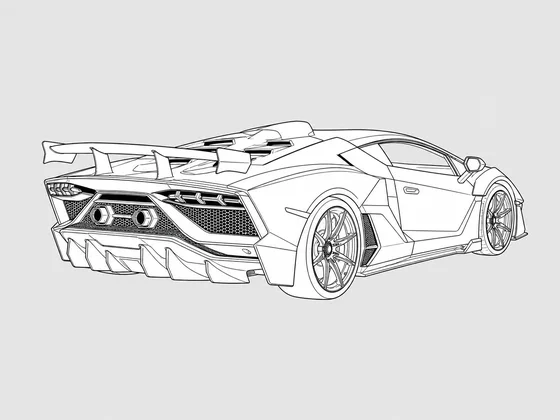 Lamborghini SC18 Alston rear 3/4 view