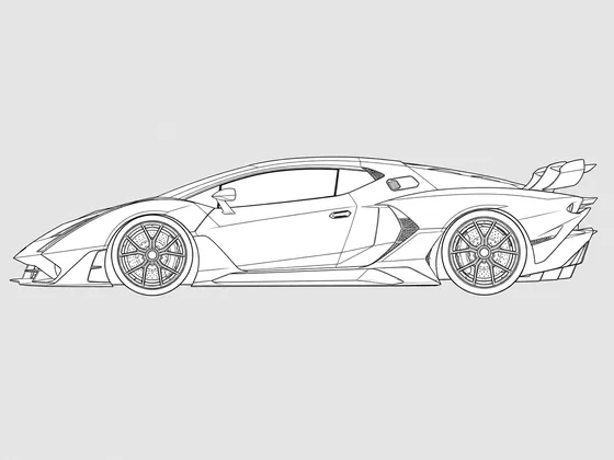Lamborghini SC18 Alston side view