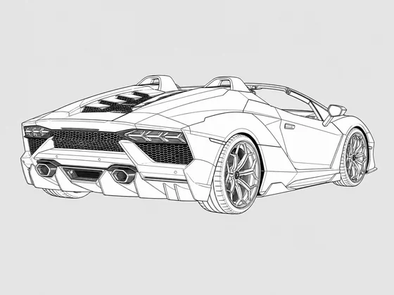 Lamborghini SC20 Alston rear 3/4 view