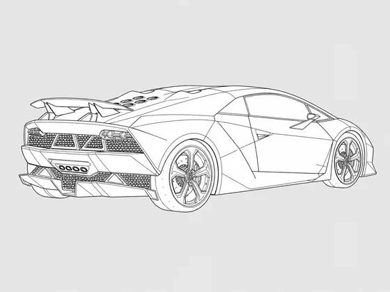 Lamborghini Sesto Elemento rear 3/4 view