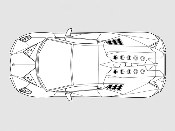 Lamborghini Sesto Elemento top view