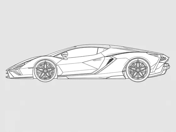 Lamborghini Sián side view