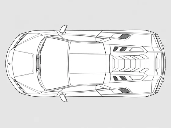 Lamborghini Temerario top view