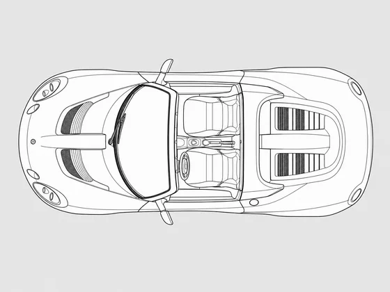 Lotus Elise top view