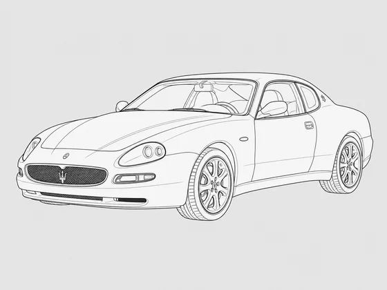 Maserati 4200 GT front 3/4 view