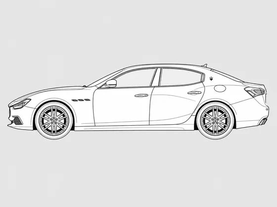Maserati Ghibli side view