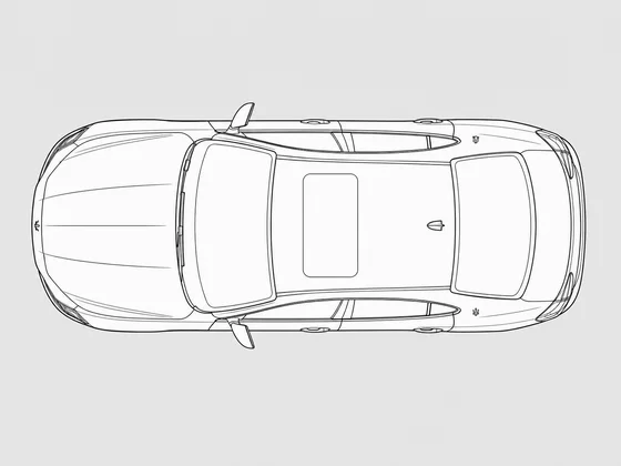 Maserati Ghibli top view