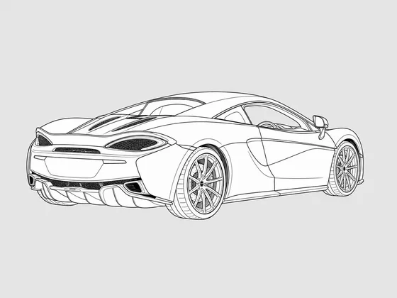 McLaren 570S rear 3/4 view