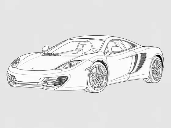 McLaren MP4-12C front 3/4 view