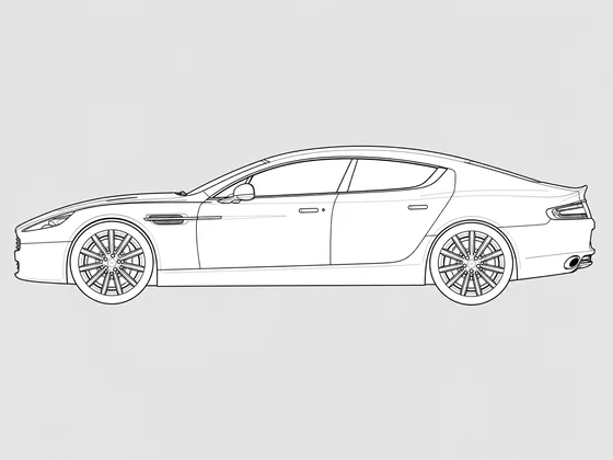Aston Martin Rapide side view