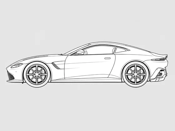 Aston Martin Vantage side view