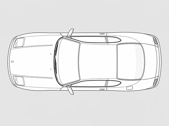 Ferrari 456 top view