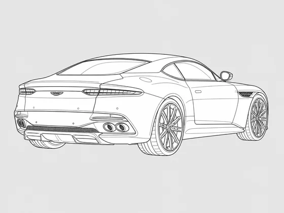 Aston Martin DBS rear 3/4 view