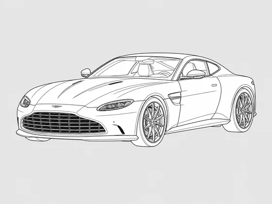 Aston Martin Vantage front 3/4 view