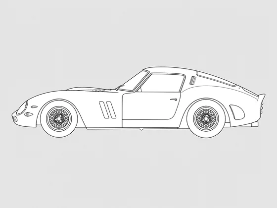 Ferrari 250 GTO side view